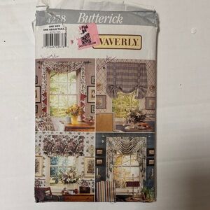 Waverly Window Treatment Pattern Collection Vintage . Intact
